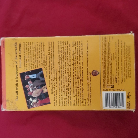 Caddyshack VHS tape - Picture 2 of 3